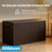 Altibloom 90 Gallon Water Resistant Resin Lockable Deck Box, Ideal For Garden Patio Furniture and Supplies-125127682