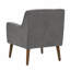 Fauteuil capitonné de 25 po Mid Century Modern