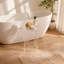 Banc de douche en acrylique transparent, tabouret de douche antidérapant, marchepied de bain, banc de salle de bain
