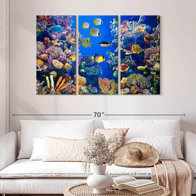 Aletra Teeming Underwater Life, 32" H x 50" W