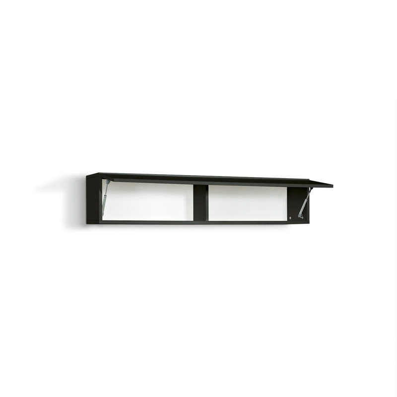 Evilynn Floating Shelf, Walnut/Stone Havana