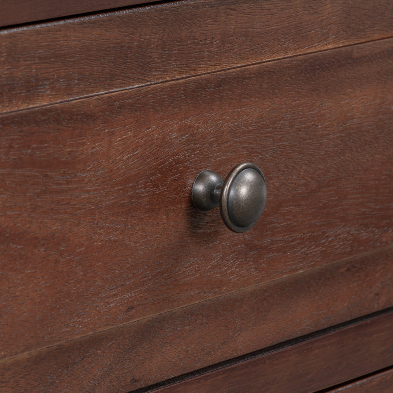 Armoire de chevet 3 tiroirs Alvira Brown
