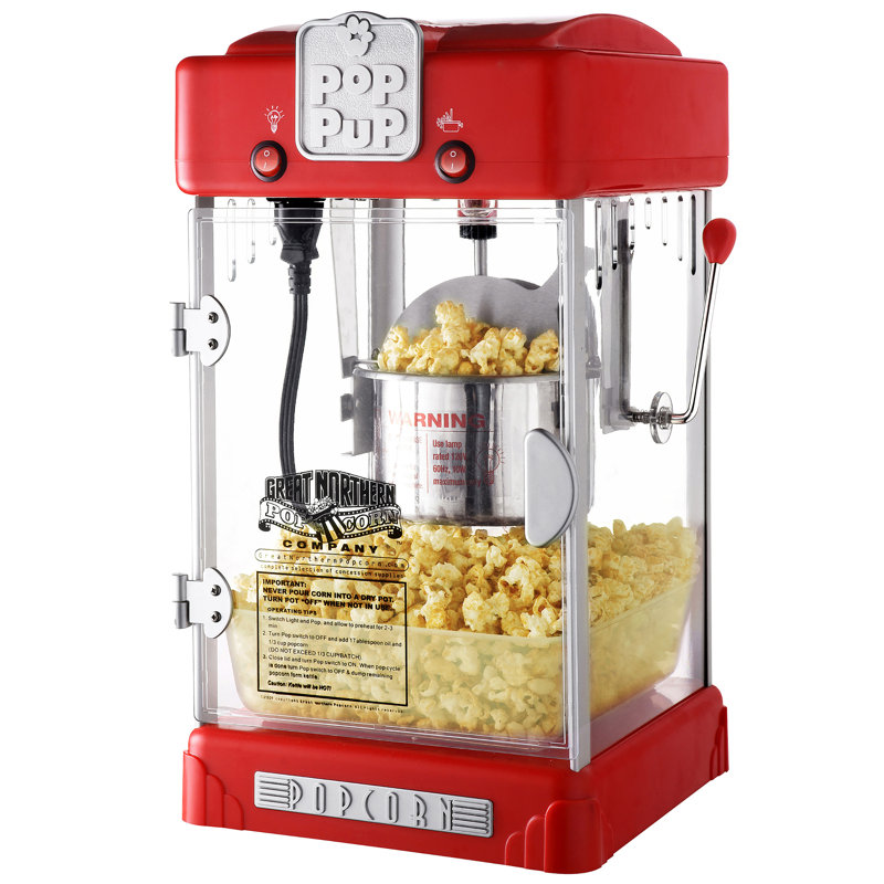 Great Northern Popcorn Retro 2,5 oz. Machine à maïs soufflé de table