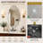 24" x 36" Silver Oval Bathroom Vanity Mirror, Aluminum Frame, 4mm HD Shatterproof Glass, Wall Mounted Vertical & Horizontal-925263782-925263783