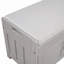 Storage Bench With 3 Shutter-Shaped Doors, Shoe Bench With Removable Cushion And Hidden Storage Space-1593575698