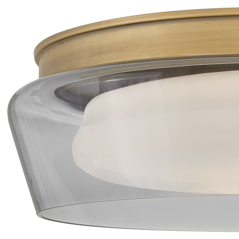 DEMI Flush Mount, Heritage Brass