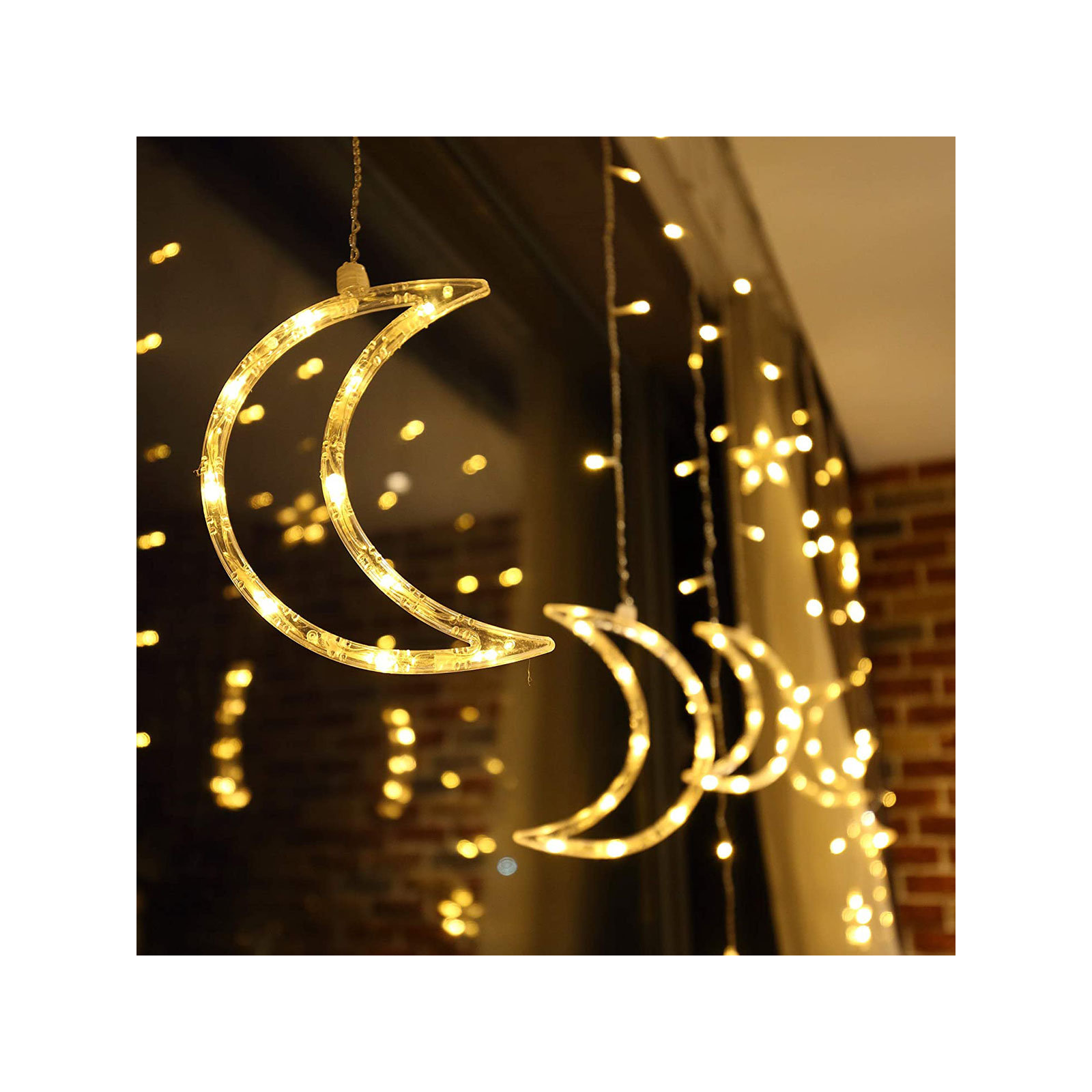 LED Icicle Lights, Beige