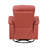 Leather Upholstered Swivel Glider Reclining Chair-654439161