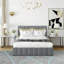 Grand lit plateforme tapissier-2107641179