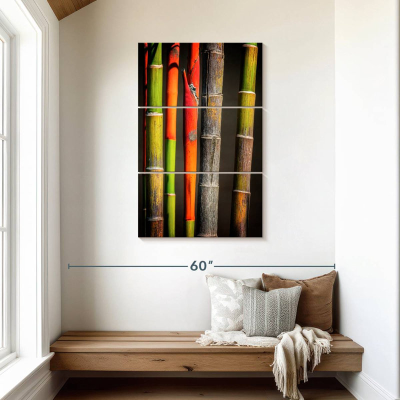 Harnek Bamboo Stems, 45" H x 28" W