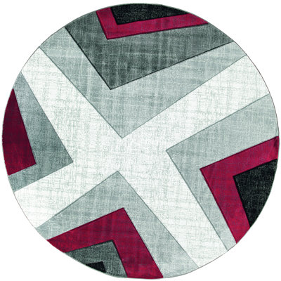 Zonia Synthetic Abstract Indoor Rug