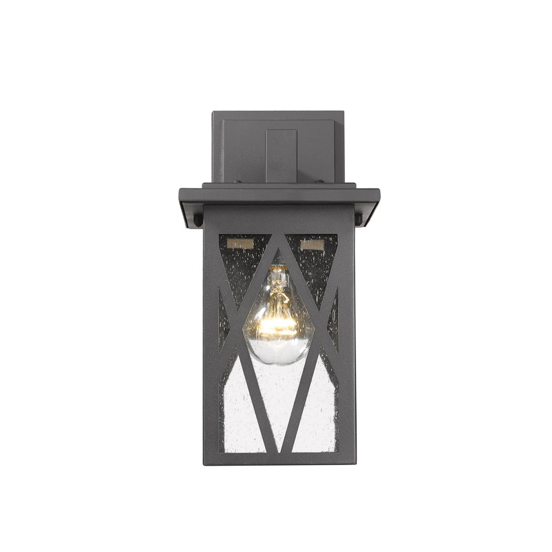 Dunphy Wall Light, 11.5" H x 6" W x 7" D, Textured Black