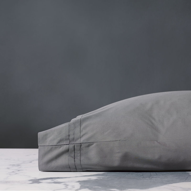 Vail Egyptian Cotton Percale, Heather, Standard Pillowcase