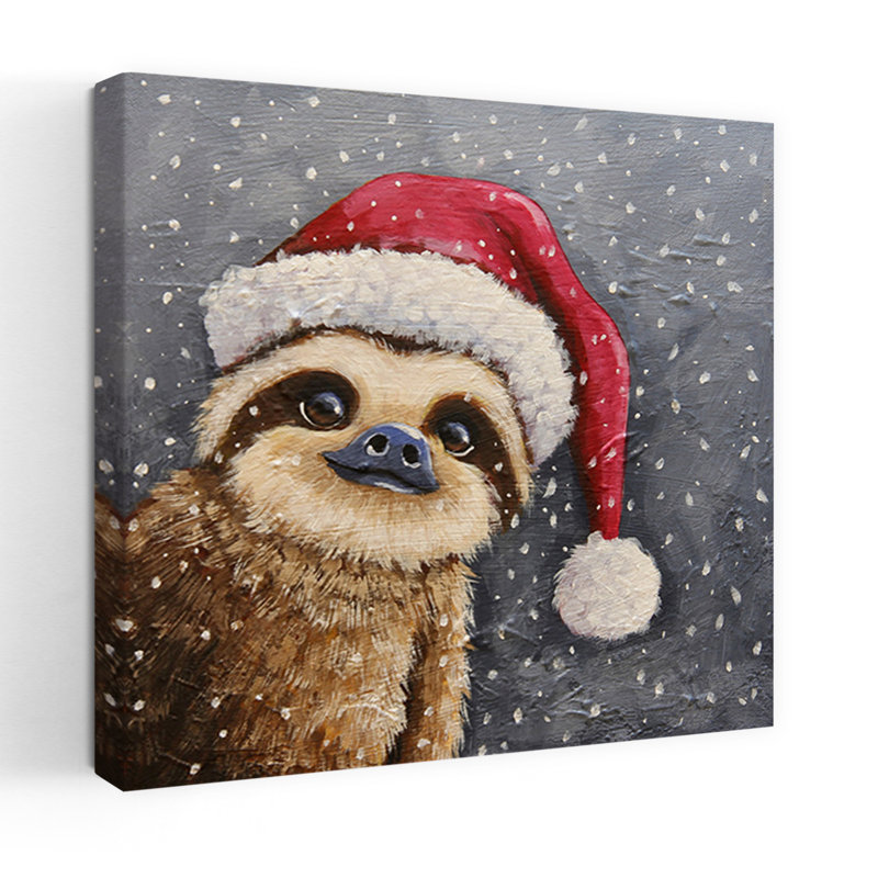 Art urbain contemporain Merry Sloth, H 48 po x l 48 po