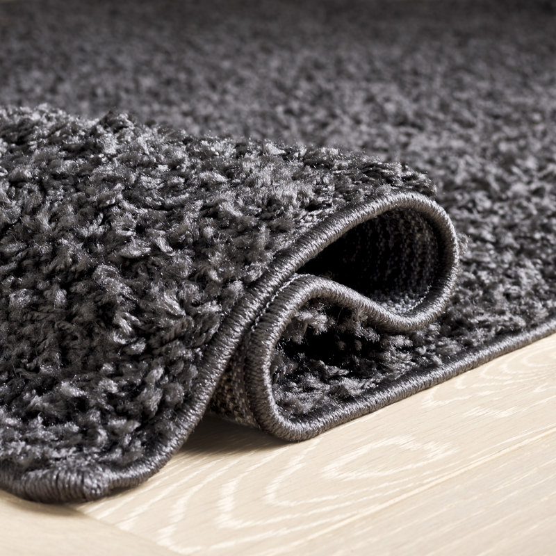 Piers Sga-Athens Shag Performance Solid Color Rug, Rectangle 5'1" x 7'6"