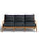 Haley Teak Patio Sofa with Cushions