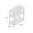 Edwin Utility Cart with Stainless Steel Poles-1138751943