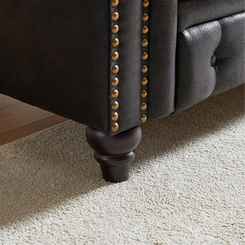 Canapé modulaire 63,5 po Chesterfield