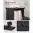 Sturdy Modular Bookcase, Customizable 6-Cube Organizer For Bedroom And Living Room, Glossy Finish
