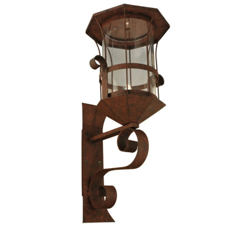 Beacon Steel Armed Sconce