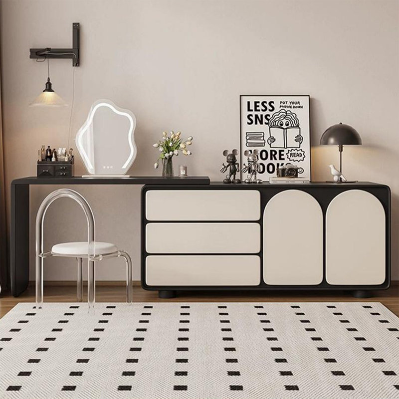 Makeup Vanity with Light mirror,3 drawers,Power Outlet