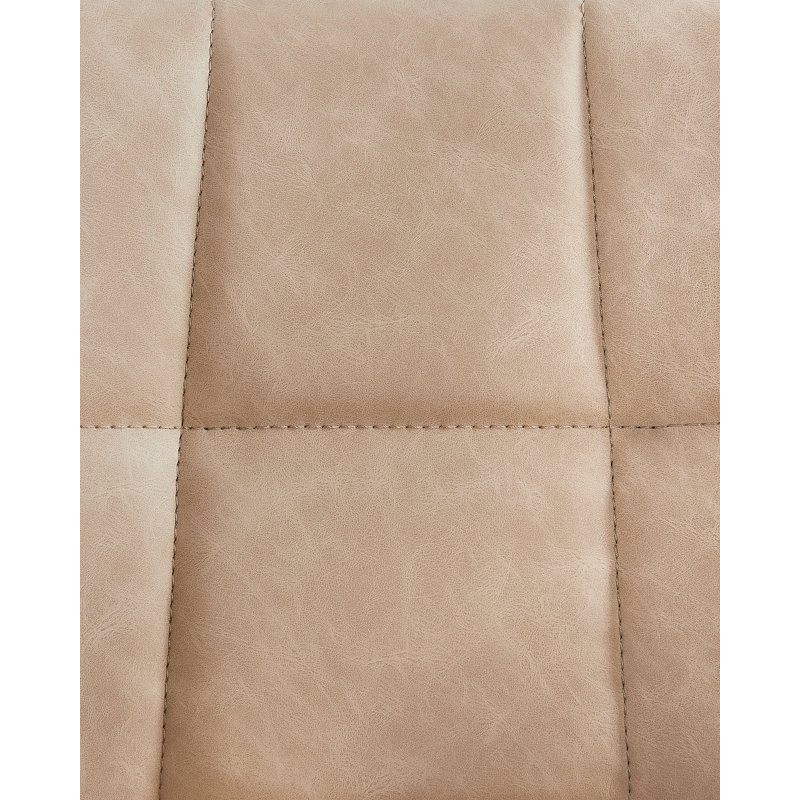 Anala 41cm H Tufted Upholstered Upholstered Back Side Chair in Beige