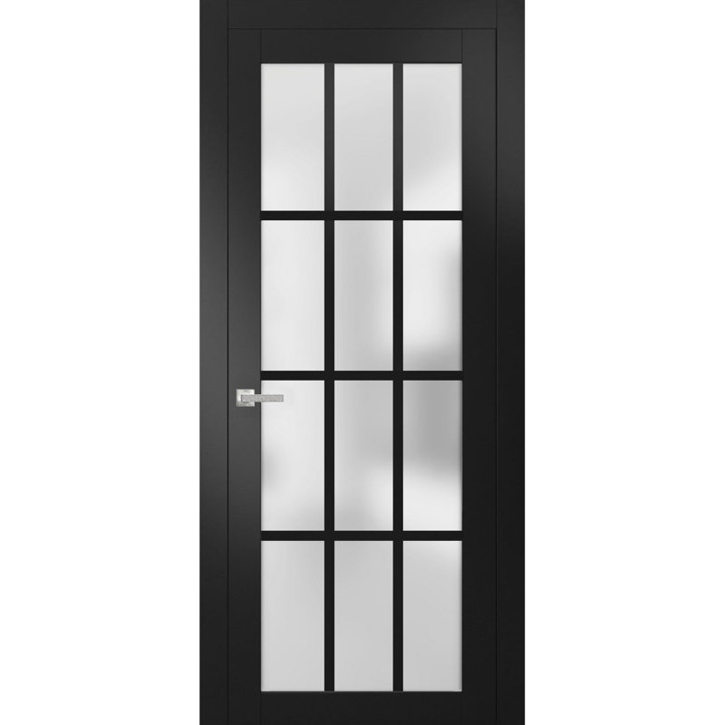 Porte standard en verre givré Felicia, 28 po x 84 po