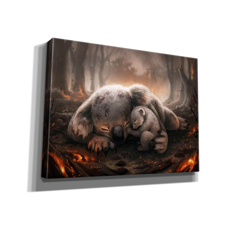 «Gariel A Mothers Love» par JoJoes Art, H 40 po x l 54 po x P 1,5 po