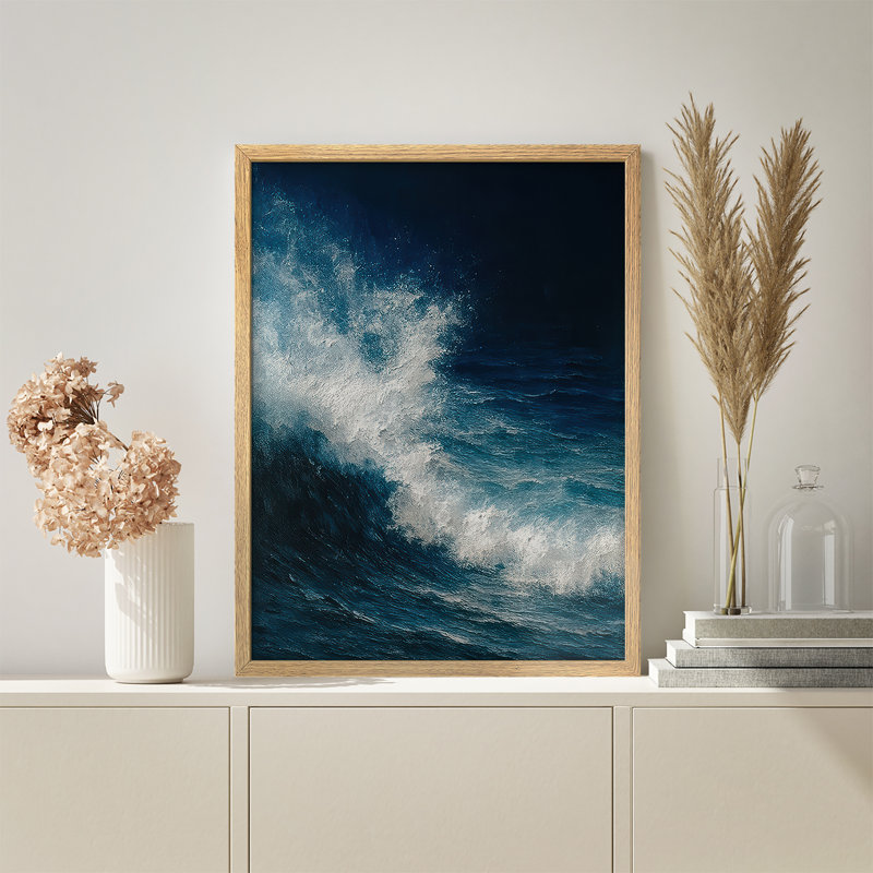 Reproduction de paysage encadrée pour la maison, 8 po x 10 po, H 10 po x l 8 po, Naturel
