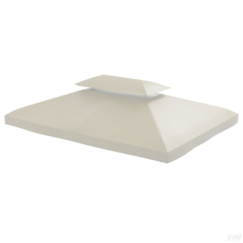 Abri de remplacement pour abri de jardin, housse UV à 2 niveaux pour abri de jardin extérieur (abri seulement)