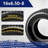 2 Pack 16x6.50-8 4PR Tubeless Heavy Duty Turf Tires, 620LBS Load Puncture Resistant All Weather Rubber Tyres, Lawn Friendly Off Road Replacement Tires Fit 8 Inch Rim-128903708