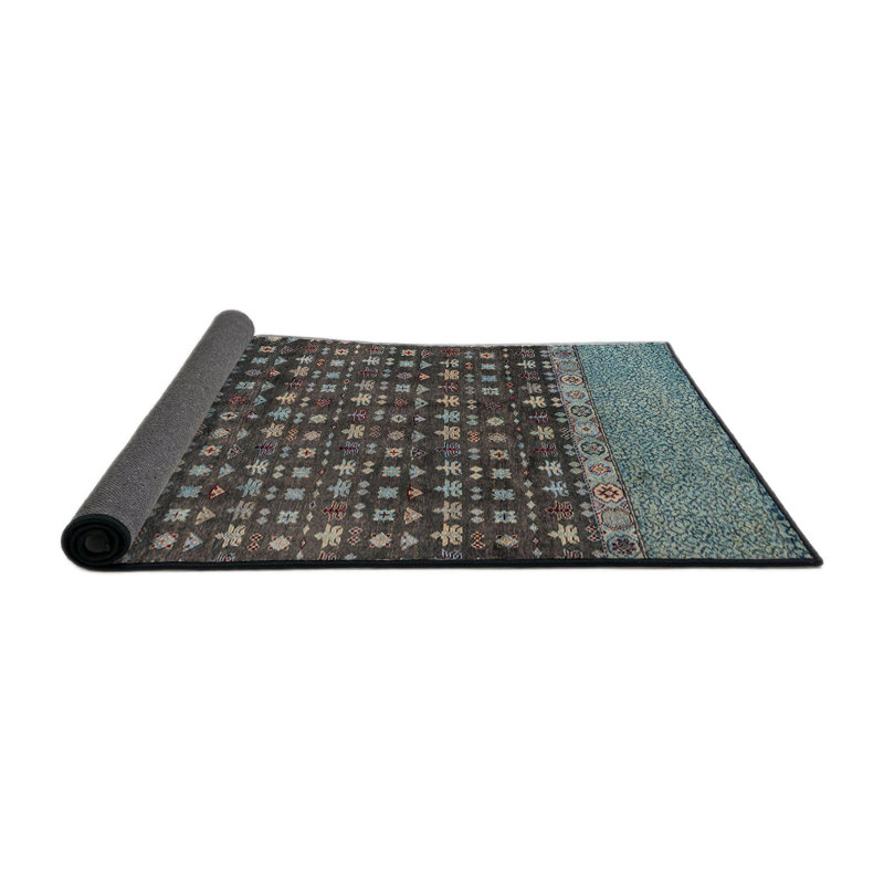 Abstract Indoor Rug, Round 7'