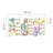 Text & Numbers Non-Wall Damaging Wall Decal