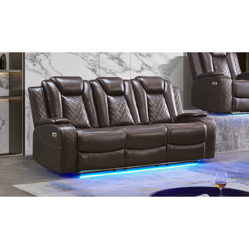 Sf2829 Power Reclining Sofa With Two Recliners