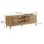 Meuble de rangement pour téléviseur et centres de divertissement, maison moderne en bois de 55 pouces