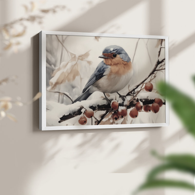 «Chirstmas Art-MI», reproduction encadrée, H 8 po x l 10 po, Blanc