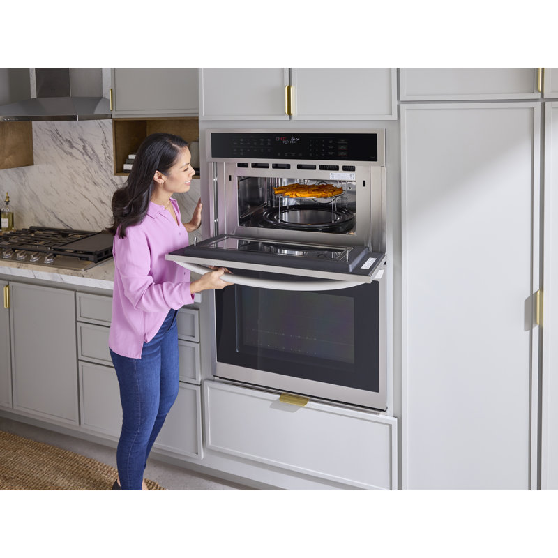 1.7/4.7 Cu. Ft. Smart Combination Wall Oven With Convection And Air Fry, Stainless Steel