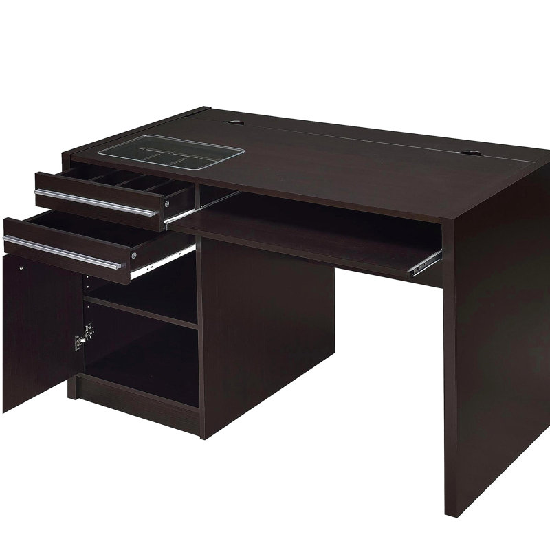 Maxim Cappuccino 2-drawer Computer Desk