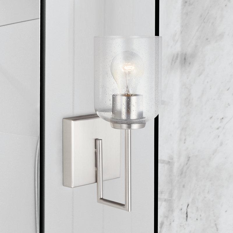 Ahern Armed Sconce, Brushed Nickel