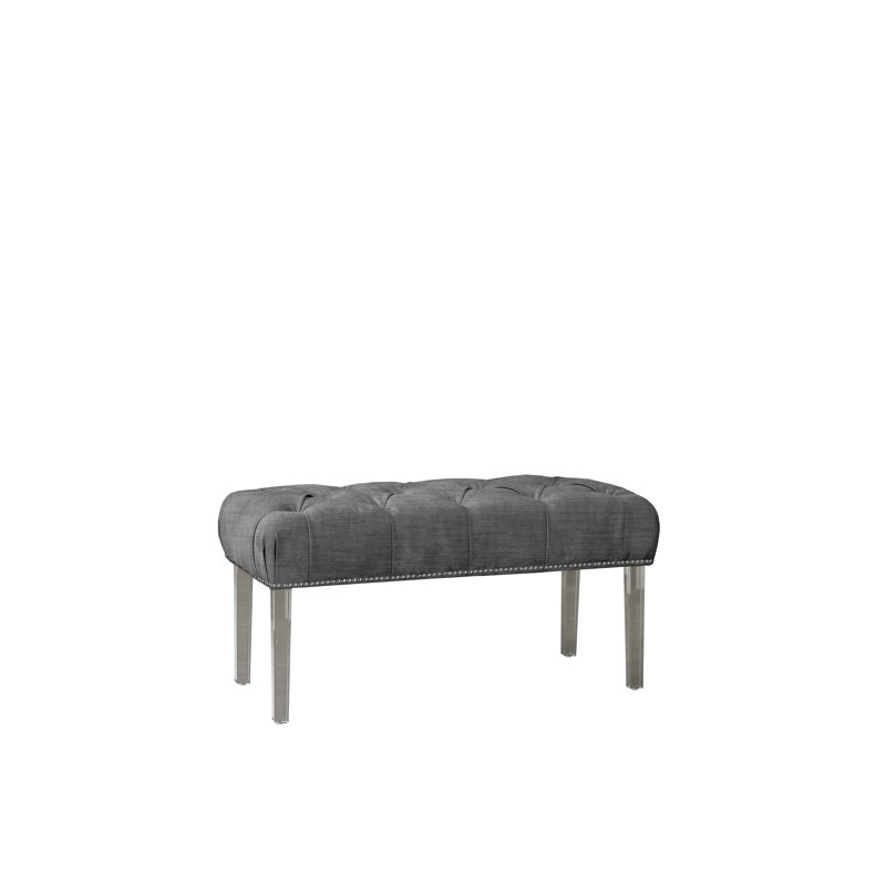 Banc rembourré Lazaro, Anthracite