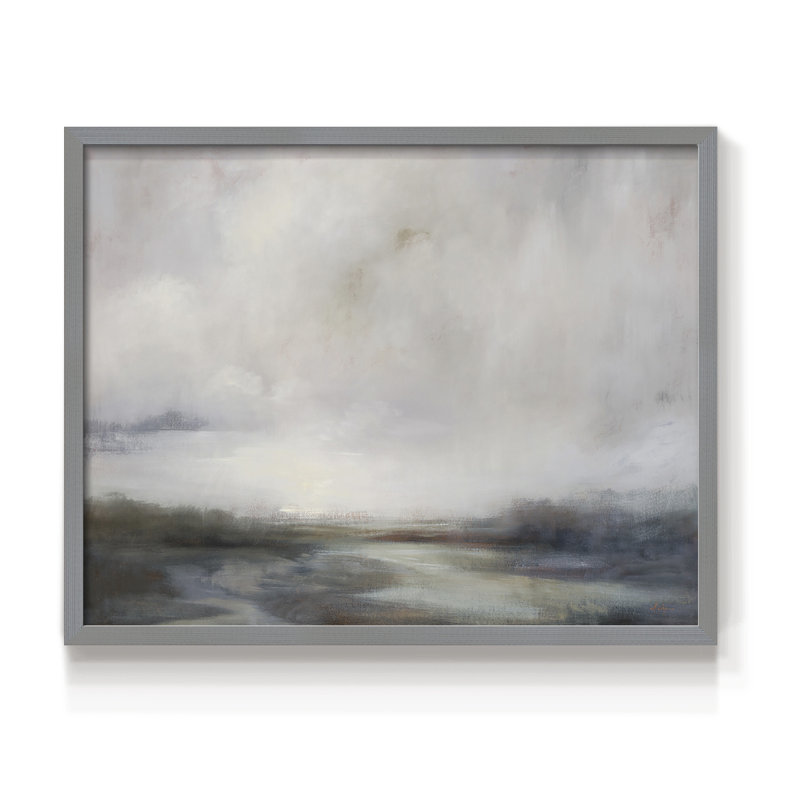 Light Effects VII V1 -Framed Print - Restickable, Grey, 22" H x 28" W