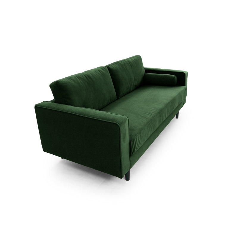 Boubacar 4 Seater Sofa, Black, Dark Green, 4