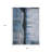 3' X 5' Blue And Charcoal Abstract Washable Indoor Outdoor Area Rug