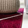 Bertrice Minimalist Diamond Trellis Red/White Rug