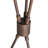 LUDWIG 70'' Rust Tripod Floor Lamp