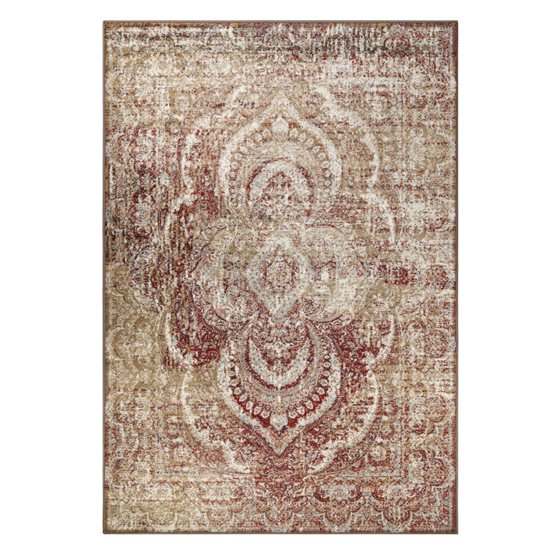 Tapis de couloir ou tapis d'intérieur Iraheta, Rectangle 6 pi x 9 pi