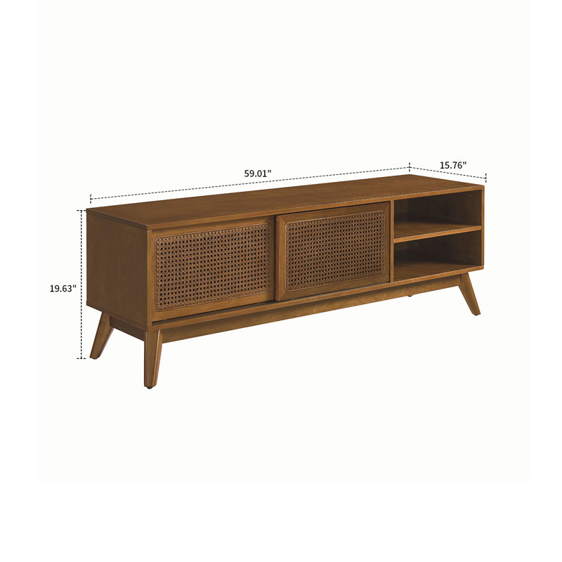 TV Stand for TVs up to 50", Brown