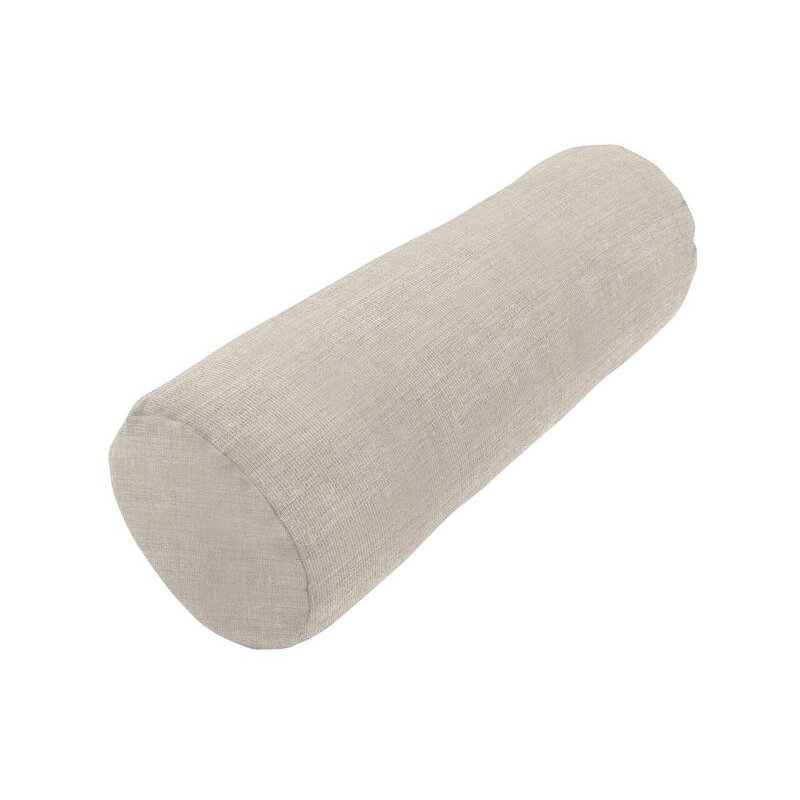 Outdoor Sunbrella Knife Edge Bolster Pillow, Cast Silver Sunbrella® Plainweave