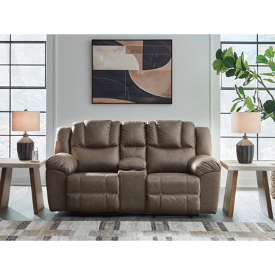 Windsley Reclining Loveseat with Console
