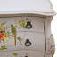 Commode d'appoint vintage à trois tiroirs sculptée à la main